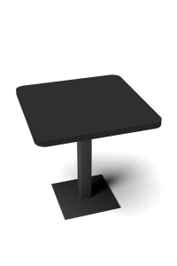 KLAS 70/70 SİYAH KARE MUTFAK MASASI,YEMEK MASASI. BİSTRO MASA 1691S